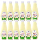 北海道乳業(Hokunyu) コンデンスミルク 1kg×12本 中身が見えるボトル 開封後要冷蔵 北海道産