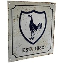 Amazon.co.jp: Tottenham Unisex Retro Logo Sign, Multi-colour