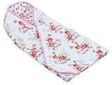 Little Dutch Swaddle Blanket (Light Blue Rose) by Little Dutch