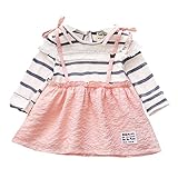 WIN 子供服 ガールズ ワンピース チュニック ベビー ガールズ キッズ 女の子 お出掛け およばれ 普段着 (80cm, ネイビー)