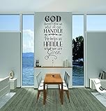 デザインwith Vinyl Rad 795 2神様はやらないWhat We Canハンドル。彼はhelps usハンドルWhat We Are Given KJV Bible Quote Inspi