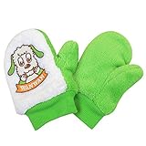 いないいないばあっ マイクロファイバー ミトン手袋 57i007 (ワンワン, 1才前後～3才前後)