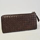 ポニーメッシュ 長財布 L字ファスナ ブラウン 茶 ウォレット ポニーレザー 本革財布 馬革 Wallet No.22596 サイフ