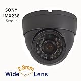Gawker G1085PIR 1000TVL Sony IMX238 1.3MP Sensor Turret Dome CCTV camera, IP66 Weather proof, 2.8mm 
