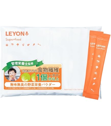 Amazon.co.jp: 【管理栄養士監修】LEYON スーパーフード 96g（4.8g×20