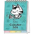 サンスター文具 ちびギャラリー 2024年 カレンダー 卓上 ちびギャラリー S8520470
