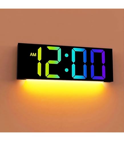 Amazon.co.jp: Felio(フェリオ) デジタル壁掛け時計 アギラ ブルーLED
