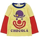 chocola(ショコラ) 天竺ピエロPt長袖Tシャツ 90cm /カラシ NO.CH-1419-16005