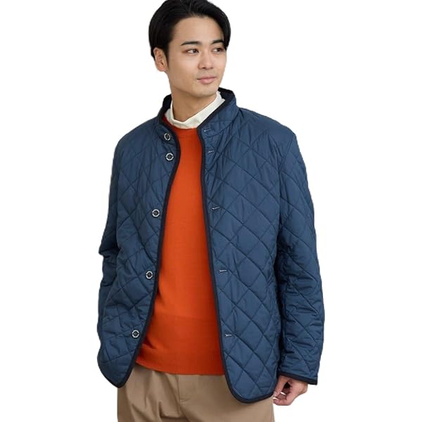 Amazon | [ゴールデンベア] ジャケット ネイビー M | コート 