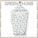 【サイズ95cm×95cm】プレミアム green-thumb 2重ガーゼ おくるみ　肌に優しい綿100% 出産祝い　ギフト　おくるみ