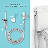 jerrybox製ハンドヘルドビデスプレー衛生的anti-corrosion Bidet Shattafスプレー、完了Sprayerキットfor Toilet with調節可能な圧力シャットオフバルブ