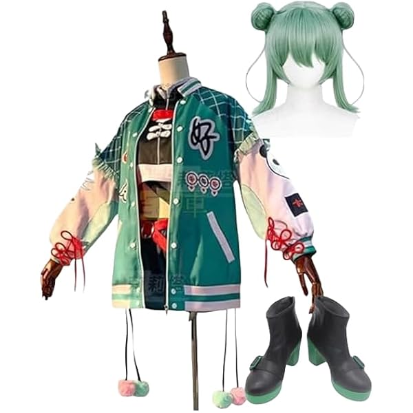 Amazon.co.jp: [Plazhen] 初音ミクコスプレ フルセット 衣装+ウィッグ+