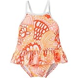 GYMBOREE(ジンボリー) フローラルワンピーススイムスーツ ピーチフローラル 水着 0～3ヶ月【並行輸入】