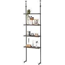 Amazon｜ドウシシャ ルミナス ノワール 突っ張り ラック つっぱり 棚 4