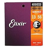 エリクサー ELIXIR 16102 PHOSPHOR BRONZE NANOWEB Medium 13-56×3SET アコースティックギター弦