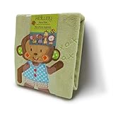 Kidiway Micro Mink Blanket, Green Monkey by Kidiway