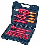 KNIPEX 98 99 11 17 Piece 1,000V Insulated Tool Kit [並行輸入品]