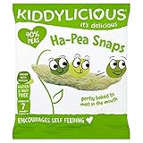 (Kiddylicious) Ha-エンドウ豆は15グラムをスナップ (x6) - Kiddylicious Ha-Pea Snaps 15g (Pack of 6) [並行輸入品]