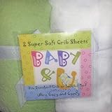 Baby & U Super Soft Crib Sheets Green and White 2 Pack by Baby & U [並行輸入品]