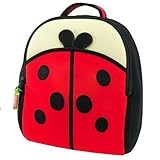 Dabbawalla Bags Cute as a Bug Ladybug Kids' Preschool & Toddler Backpack Red/Black by Dabbawalla Bag