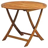 OutDoor アカシアフォールディングテーブル AW-F90RT φ900×H725mm