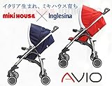 【ミキハウス】　ベビーカー　mikihouse×Inglesina AVIO FRESCO(イングリッシーナ アビオ フレスコ)コラボベビーカー【mikihouse限定デザイン】 (紺(Col-03)