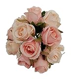 BULARY　ブーケトス　造花　薔薇　バラ　花束　高品質ローズ　プレセント　ギフト　インテリア　結婚式　誕生日　発表会　入学式　卒業式 5色から選べる　シャンパン
