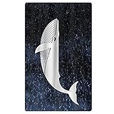 ビーチタオル クジラ アニマル柄 プリント スカーフ スイミング オールシーズン