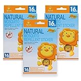 Simba Natural Mosquito Repellent Sticker (16pcs) with Citronella and Lemon Extract/ No DEET Extra Sa