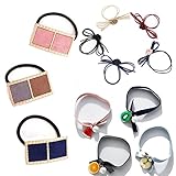 Oujyo 　 ヘアゴム ヘアアクセサリーセット　 ３タイプ12点セット　　大人　　ファッション　　髪飾り