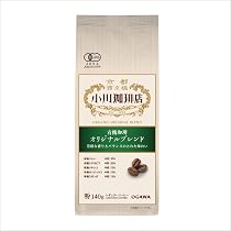 Amazon.co.jp: 小川珈琲店 有機珈琲 フェアトレードモカブレンド 粉