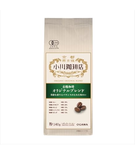 Amazon.co.jp: 小川珈琲 カオリ オーガニックコーヒー 粉 250G : 食品
