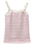 Plus Nao(プラスナオ) キャミソール ノースリーブカットソー トップス 子供服 無地 シンプル フリル パステルカラー 女児 女の子 キッズ K 140 パープル