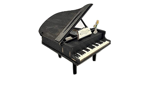 Amazon 木で作るオルゴール工作キット グランドピアノ 10個売り 夏休み 簡単 楽しい 手作り 音楽 オルゴール 記念品 オルゴール おもちゃ