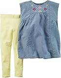 カーターズ Carter's Tシャツ 半袖 ＆ レギンス セット ジャージー生地 2-Piece Top & Legging Set 3M (55-61cm)