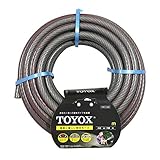 TOYOX 散水ホース トヨフィットホースBK ねじれにくい 20m ブラック FTH-1520BK