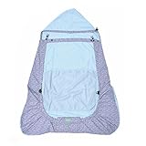 Babyhopper （ベビーホッパー） エルゴベビー用リバティAF パッカブル レインカバー（Bitatto付）/ペッパー（ブルー）