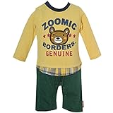 2016年 秋冬 ZOOMIC ズーミック セパレート風 カバーオール ロンパース イエロー◇80cm