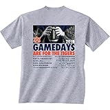 オーバーンTigers Footballスケジュール2018 NCAA半袖T – シャツ X-Large グレイ