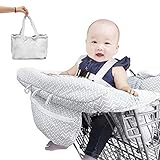 ショッピングカート 子供トロリー カバーマット ツーインワン 多機能 折りたたみ式 ハイチェア 椅子カバー 児童保護クッション ベビー用 赤ちゃん 男児 女児 乳児 幼児用 パッド プッシュ 安全ベル