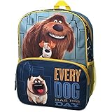 The Secret Life of Pets Big Boys Universal Multi Compartment 16 Inch Backpack, Blue, One Size [並行輸入品