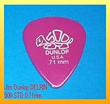 Jim Dunlop DELRIN 500 スタンダード 0.71mm ギターピック ピンク 10枚入 【並行輸入品】