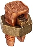 Morris 90316 Bolt Connector for Copper Conductors Bolts Type Number-6 Wire Range [並行輸入品]