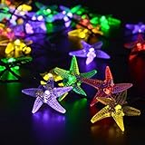 Blusow Solar Light Series 20LED Beautiful Starfish Shape Decorative Lights, Garden, Lawn, Garden, We