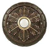 Craftmade bsmed Medallion PushbuttonサーフェスThe Designerコレクションから、 ブラウン BSMED-AZ 1