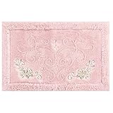 センコー NYNAS アラベスクローズ バスマット 約55×85cm ピンク 35930