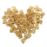 NSSTARシルクローズ花びらウェディングイベントと紙吹雪ブライダルパーティーフラワーガール装飾用( Golden , 500枚入り)