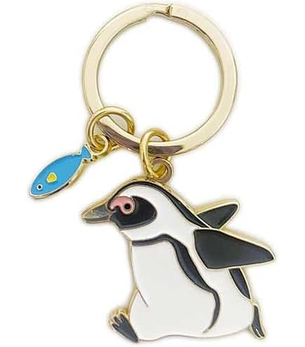 Amazon.co.jp: 名古屋港水族館 ペンギンの羽根キーホルダー 全4種