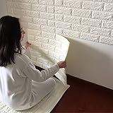MyMei 壁紙 レンガ 防音シール 壁紙シールサンプル レンガシール DIY アクセントクロス ウォールシール 壁シール シート 補修 おしゃれ 壁用 アンティ ークレンガ ウォールステッカー はが