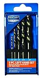 Century Drill and Tool 74105 Left Handed Drill Set, 5 Piece [並行輸入品]